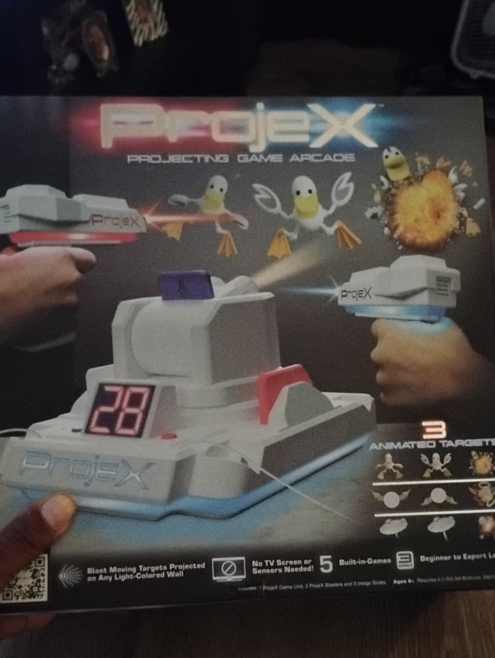 Projecting Game Arcade - White Gaming Target Set